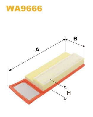 WIX FILTERS Воздушный фильтр WA9666